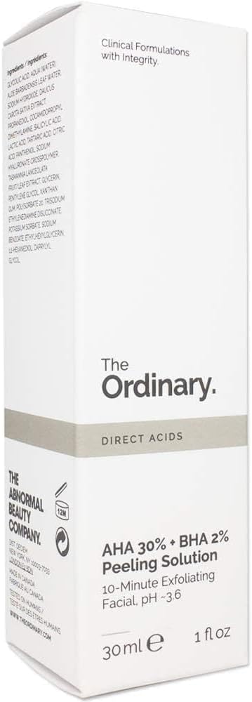 THE ORDINARY Peeling Solution AHA 30% + BHA 2%, White