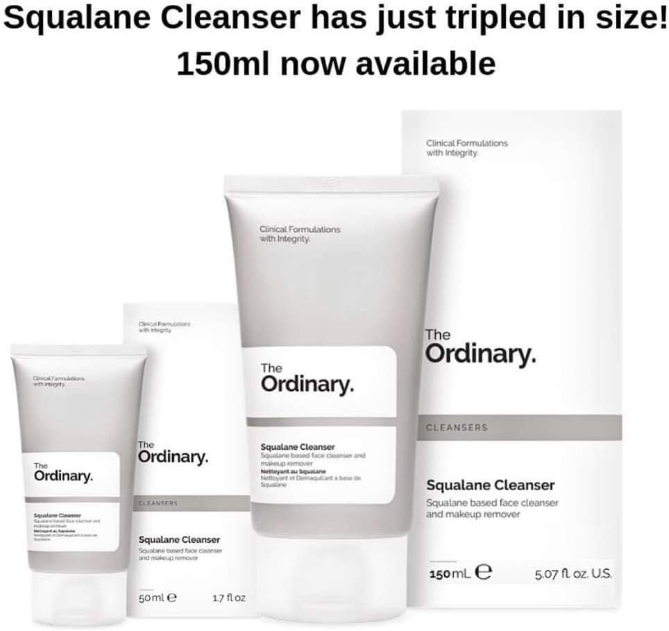 THE ORDINARY Squalane Based Face Cleanser and Makeup Remover (150ml)