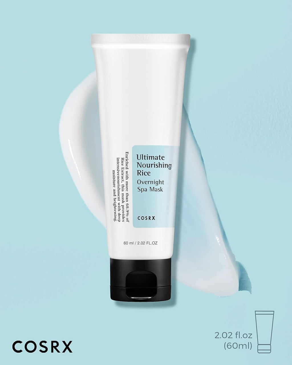 COSRX Ultimate Nourishing Rice Spa Overnight Mask - 60 ml