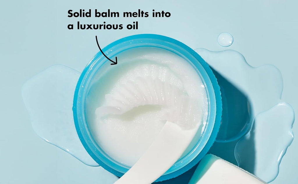 e.l.f. Holy Hydration! Makeup Melting Cleansing Balm, Face Cleanser & Makeup Remover, Infused with Hyaluronic Acid to Hydrate Skin, 2 Oz