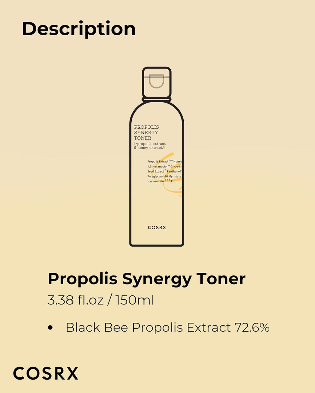 Cosrx Propolis Synergy Toner, 150 ml