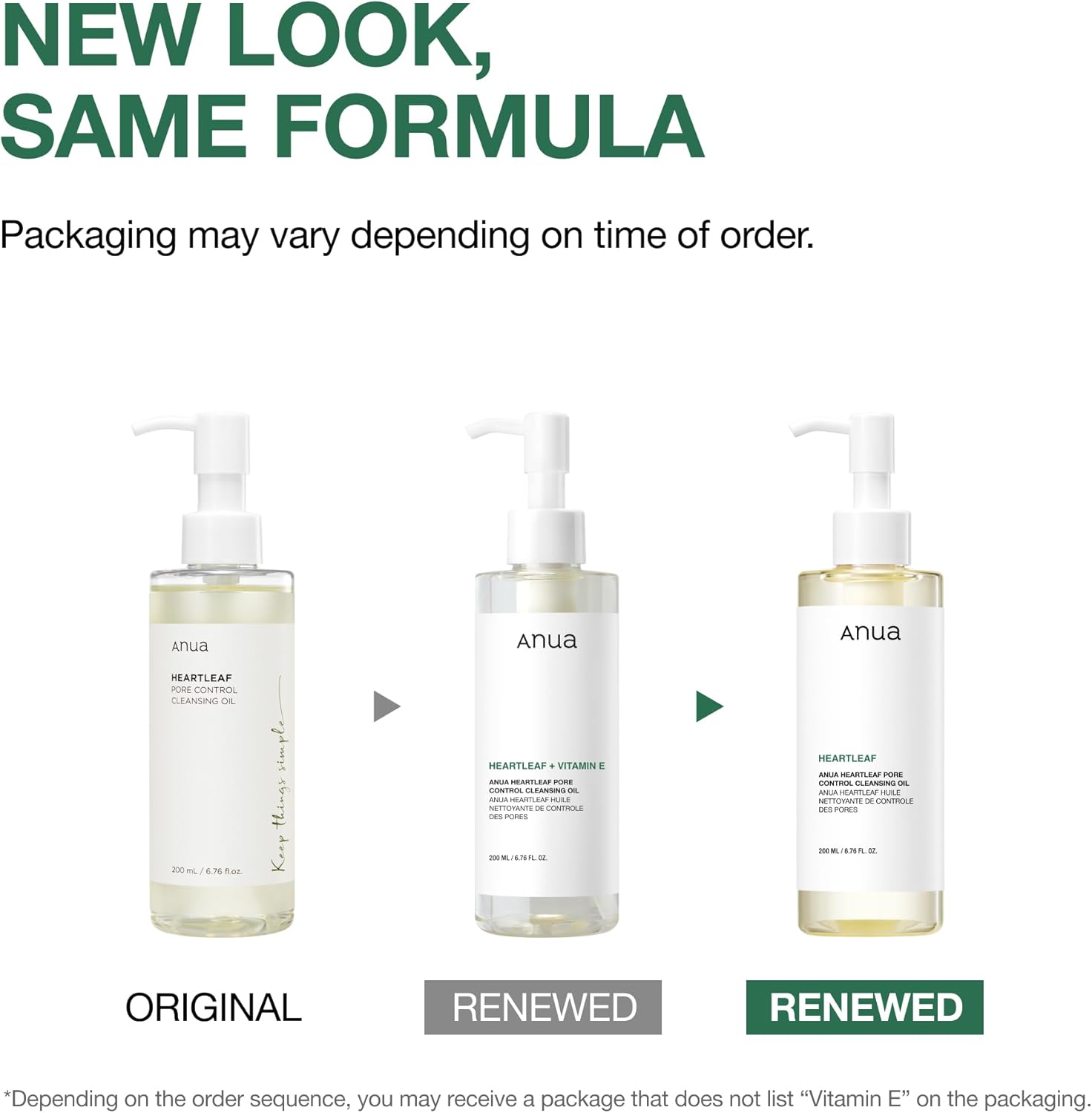 ANUA Heartleaf Pore Control Cleansing Oil, Oil Cleanser for Face, Makeup Blackhead Remover, Double Cleansing, Facial Cleanser, Mild Ingredients, Korean Skin Care 6.76 fl oz(200ml)