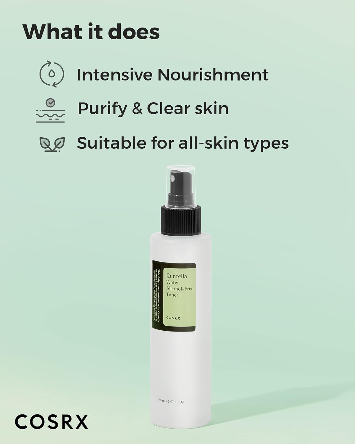 Cosrx Centella Water Alcohol-Free Toner, 150 ml