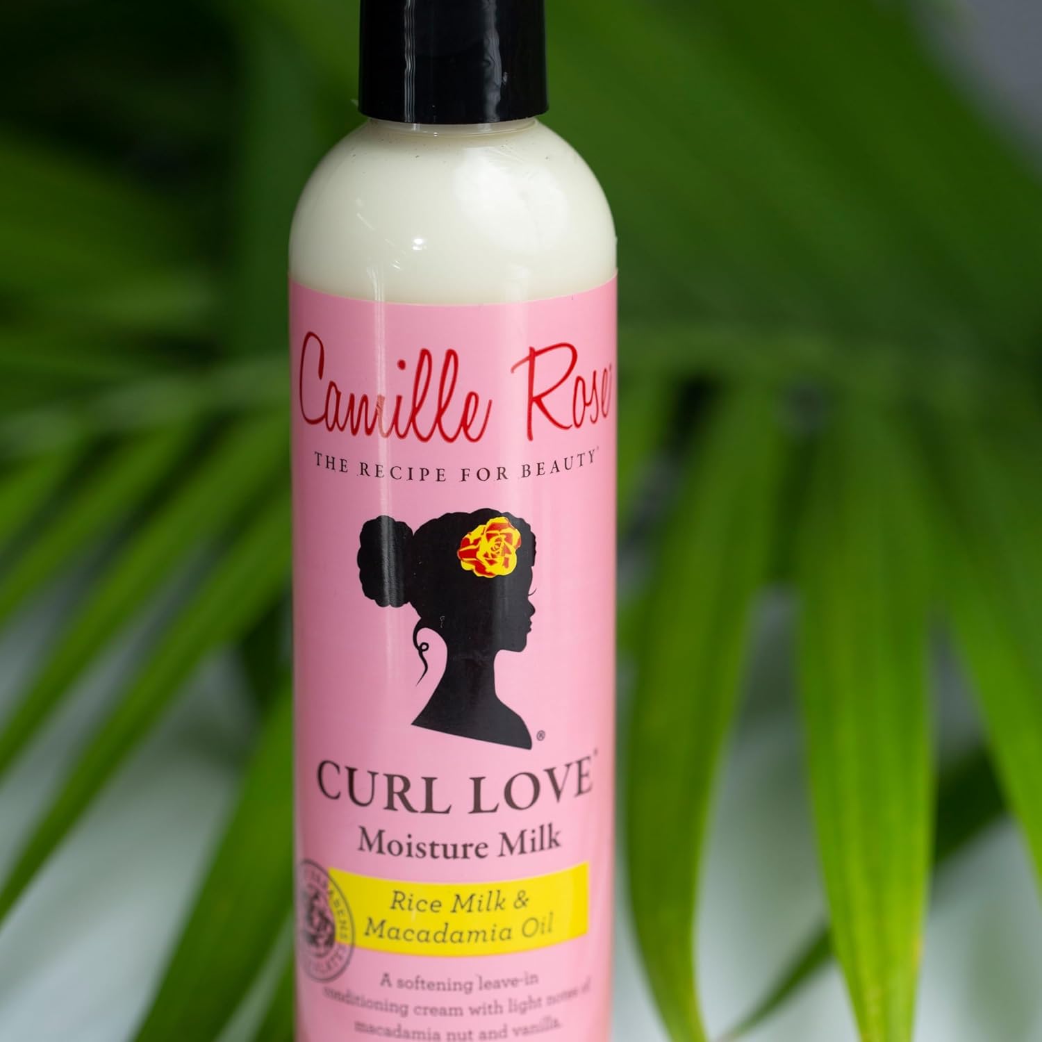 Camille Rose Curl Love Moisture Milk Leave-In Conditioner, Vanilla, 8 Fl Oz
