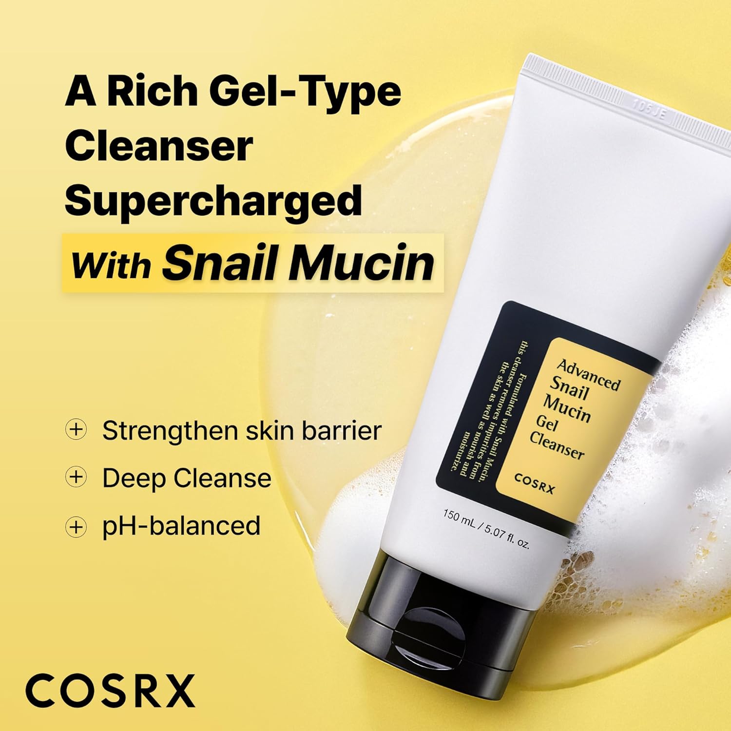 Cosrx Advanced Snail Mucin Gel Cleanser 150 Ml