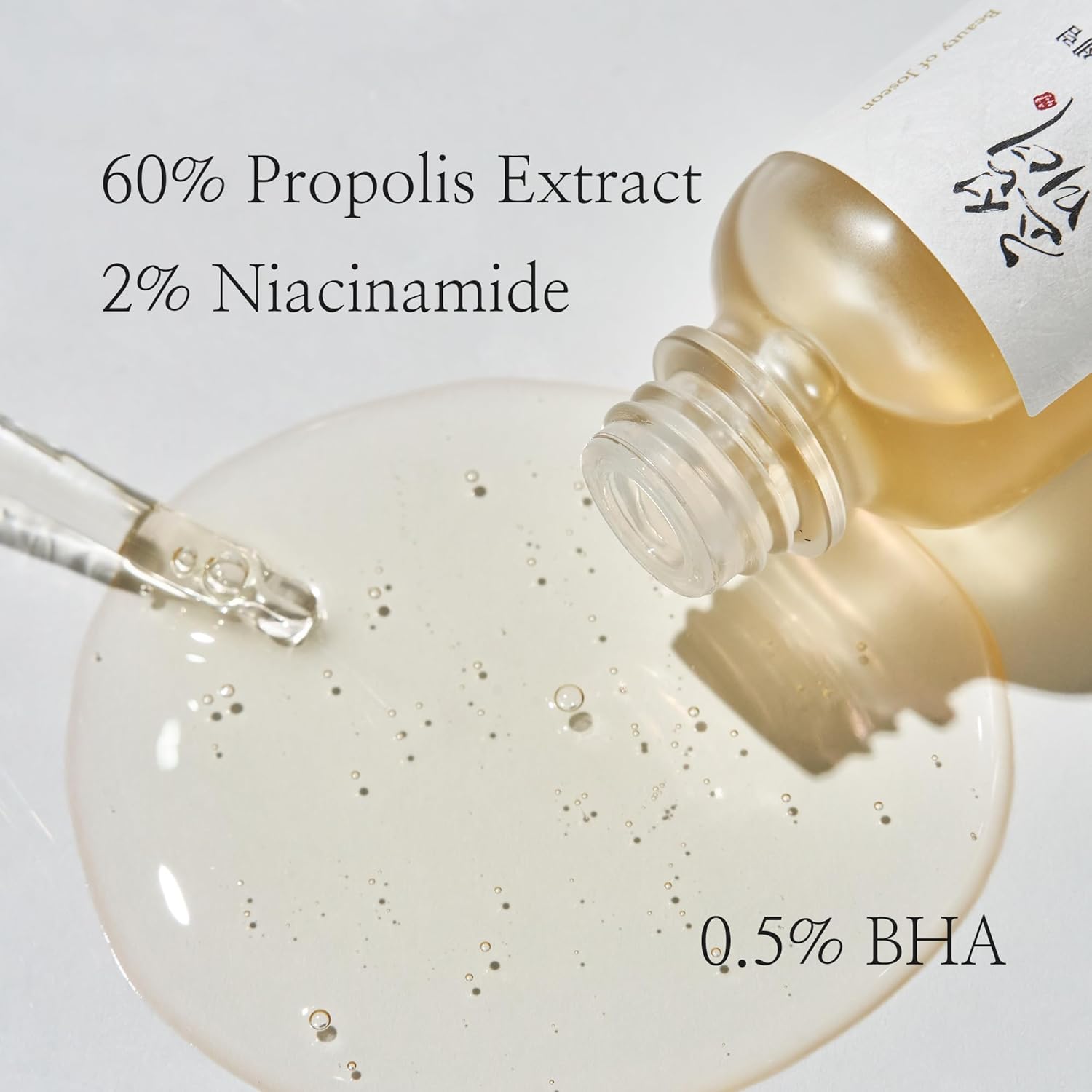 Beauty of Joseon Glow Serum Propolis and Niacinamide for Radiant Skin Uneven Tone for All Skin Type Moisturizing Hydrating Korean Skincare for Men and Women 30ml, 1 fl.oz