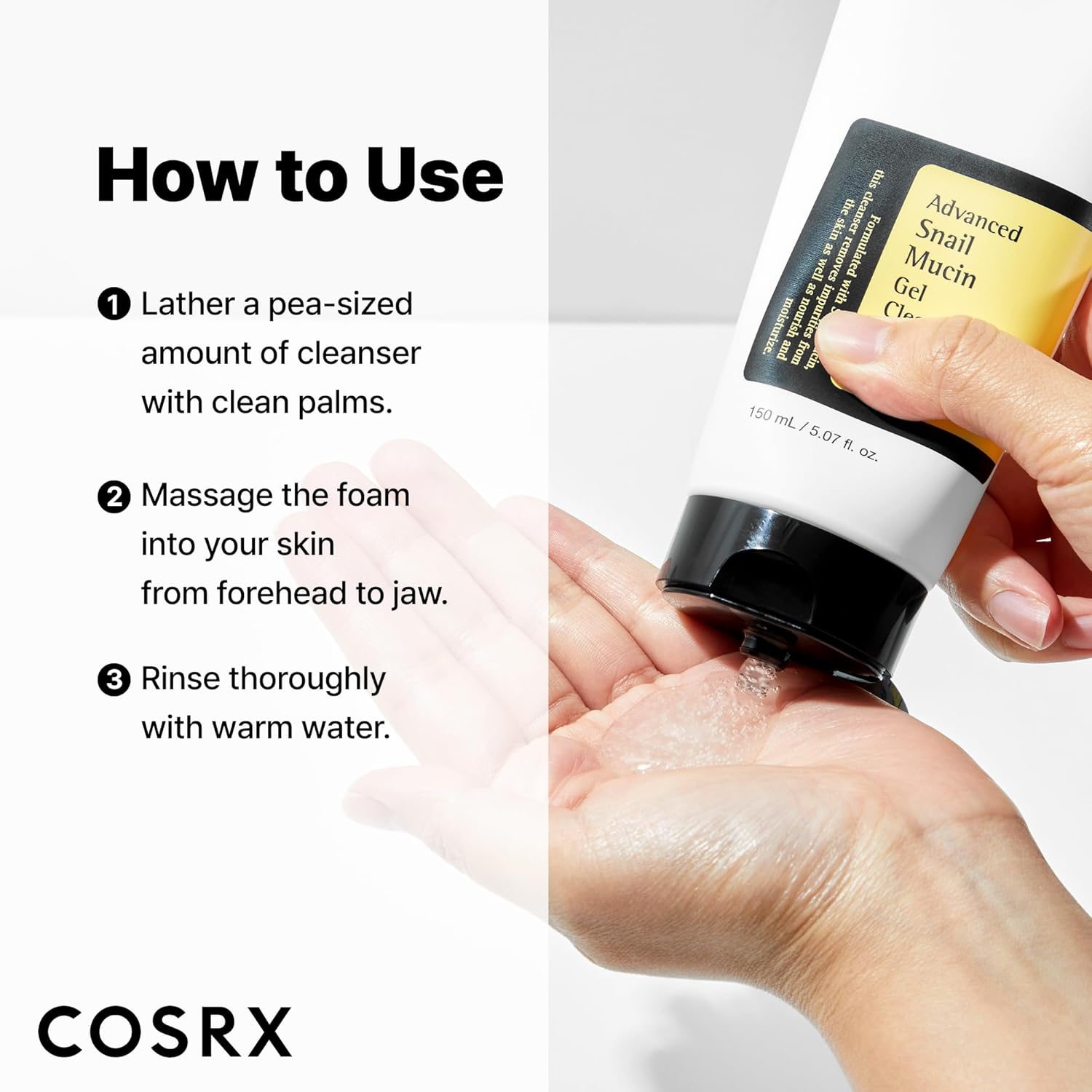 Cosrx Advanced Snail Mucin Gel Cleanser 150 Ml