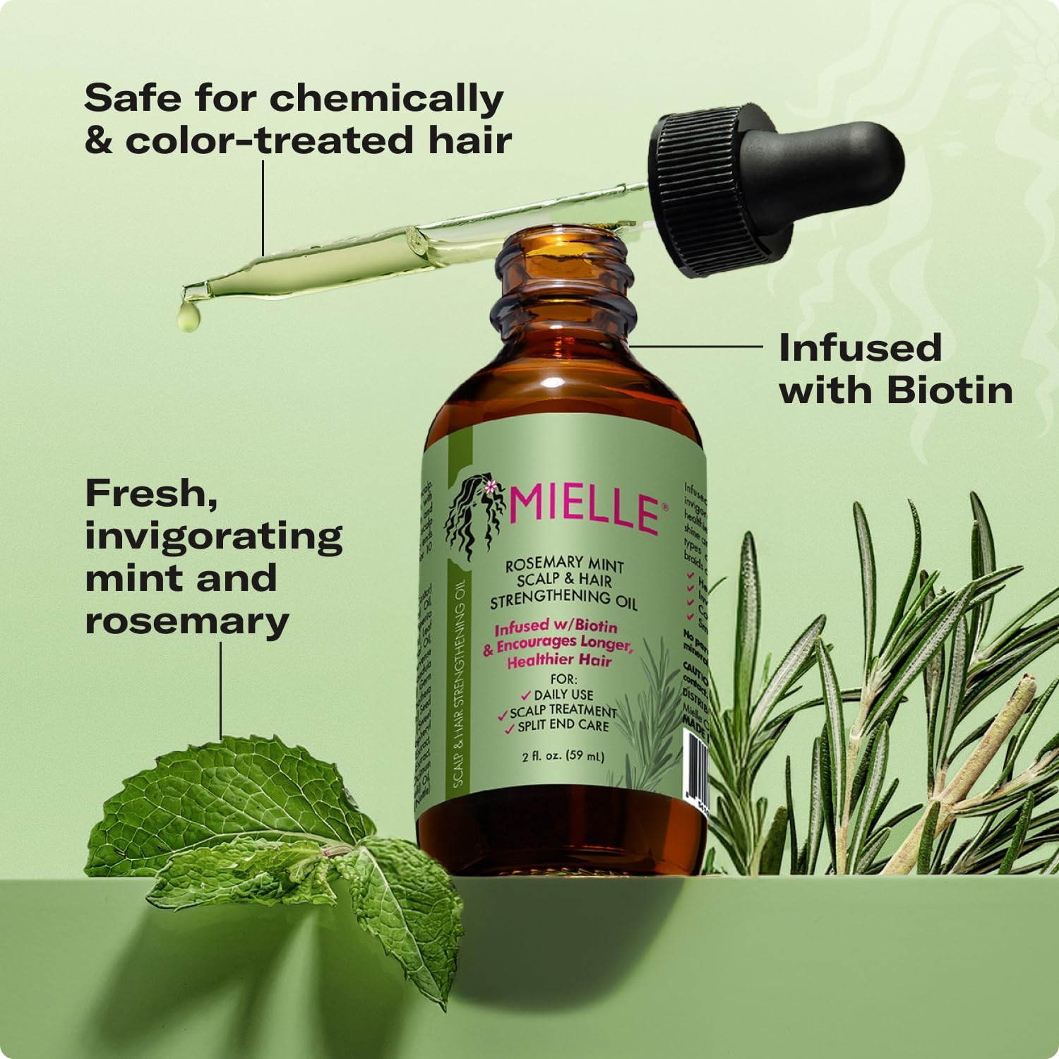 Mielle Organics MIELLE - ROSEMARY MINT, SCALP & HAIR OIL