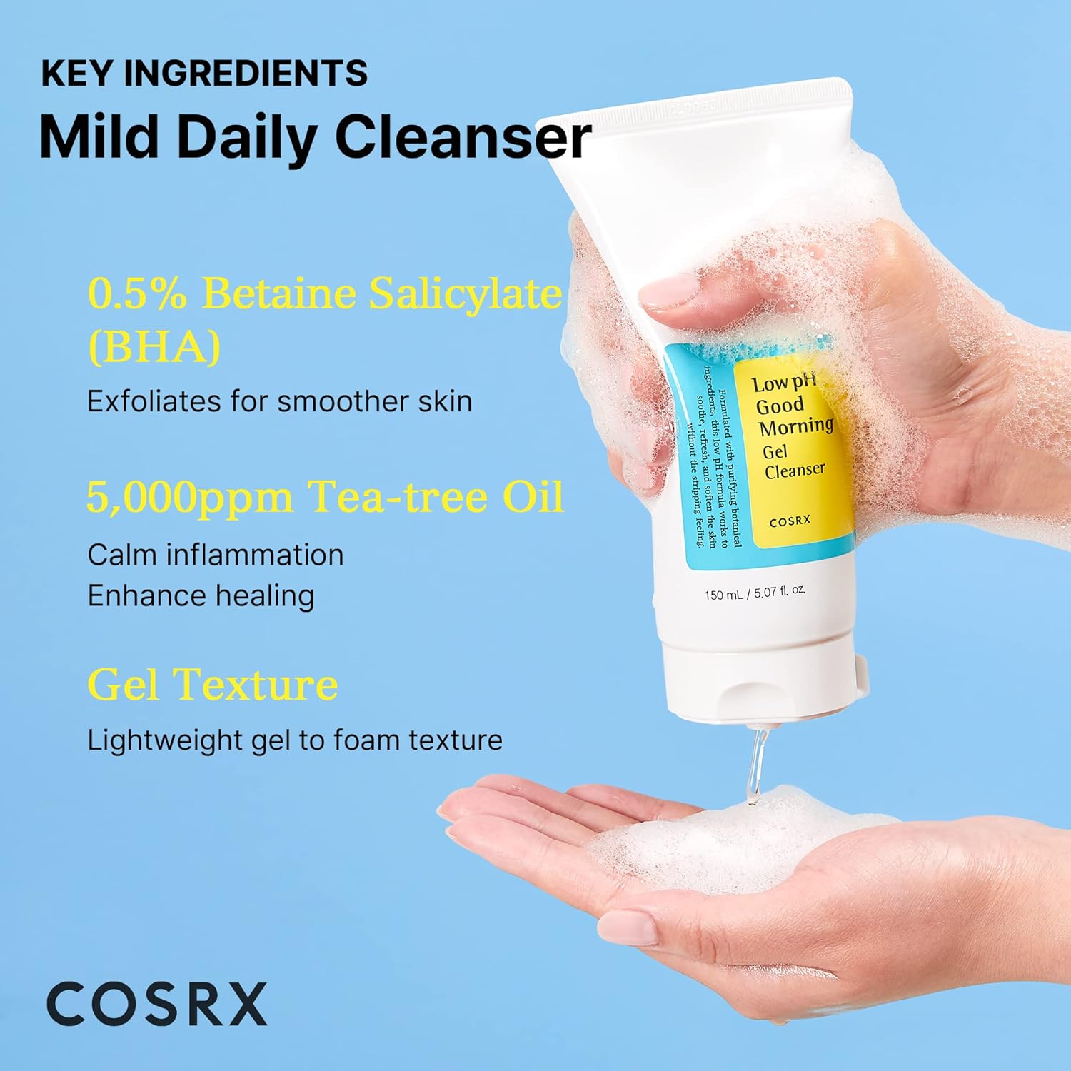 Cosrx Low Ph Good Morning Gel Cleanser 150 ml
