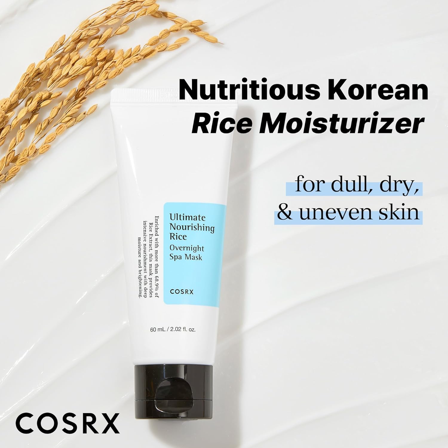 COSRX Ultimate Nourishing Rice Spa Overnight Mask - 60 ml